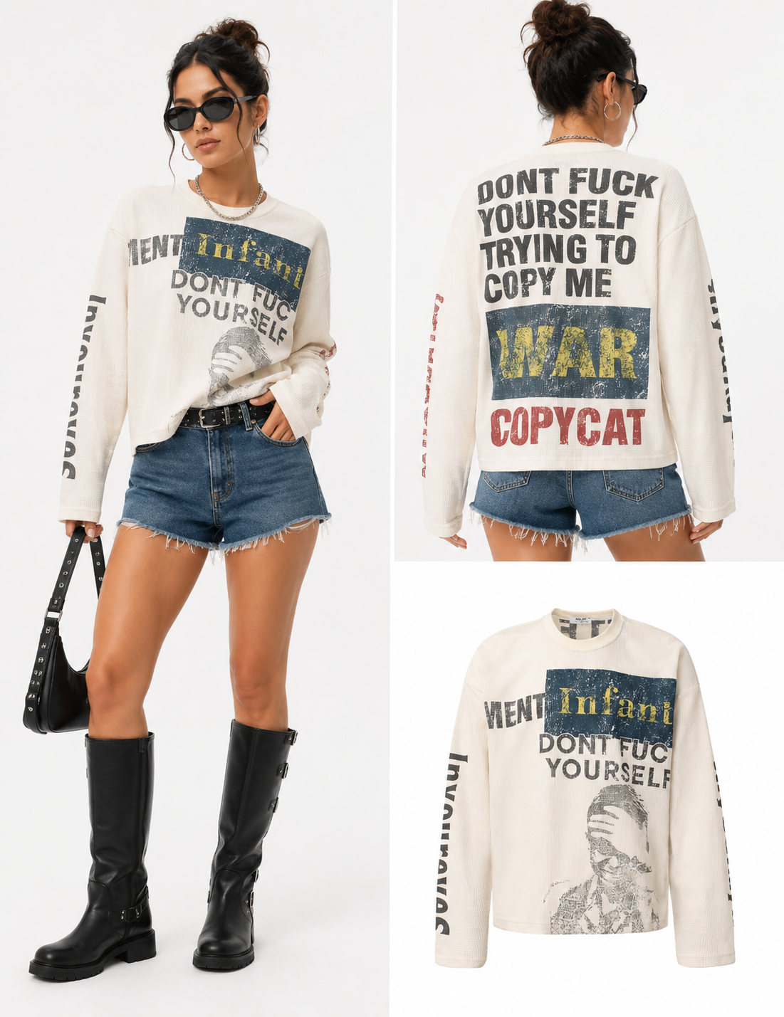 Camiseta Oversize Graphic Streetwear