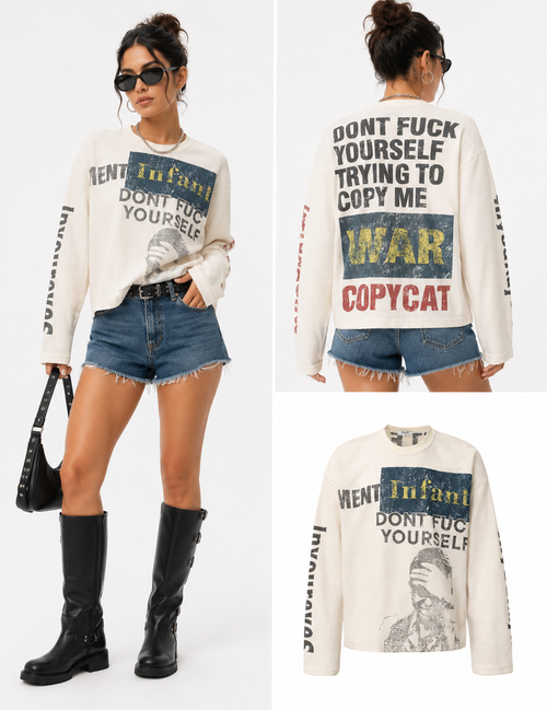 Camiseta Oversize Graphic Streetwear