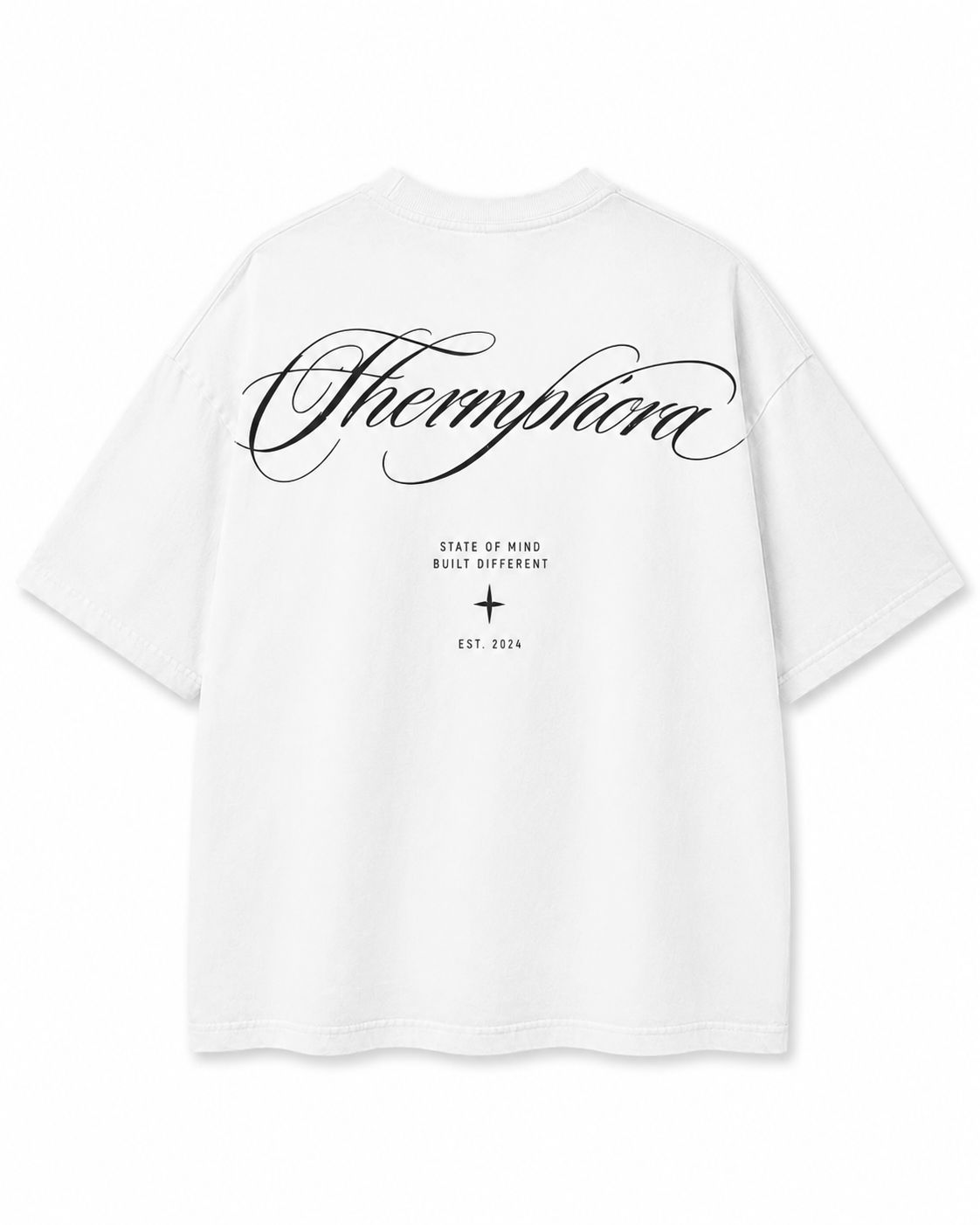 THERMPHORA Signature Oversized Tee – White
