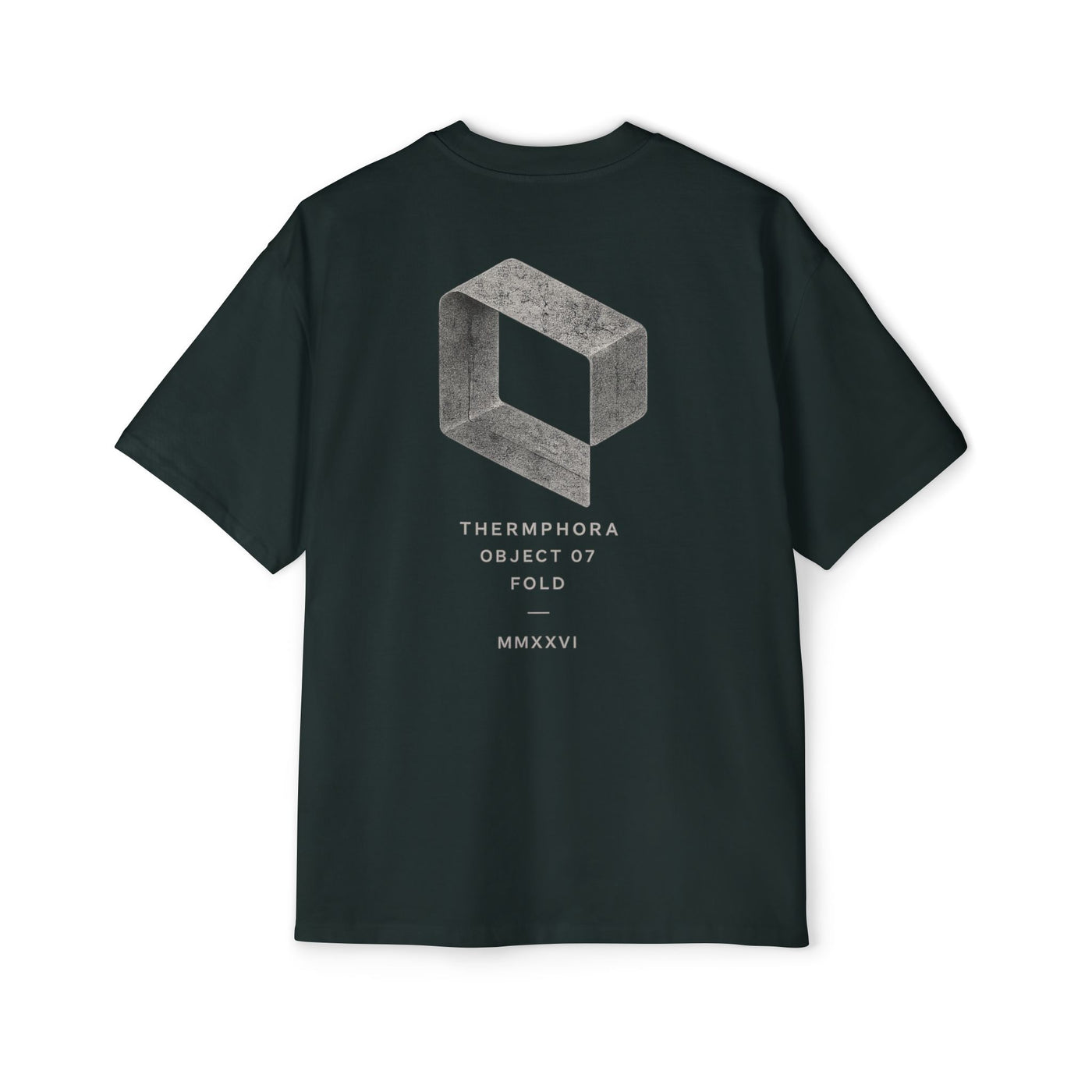 Camiseta Oversized — Object 07 Fold