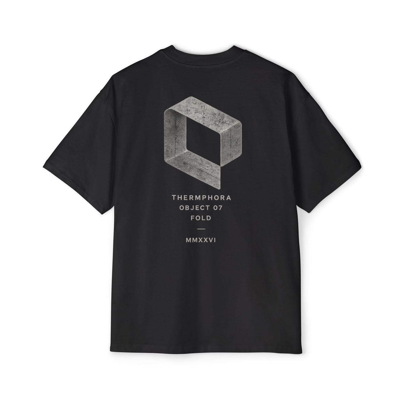 Camiseta Oversized — Object 07 Fold