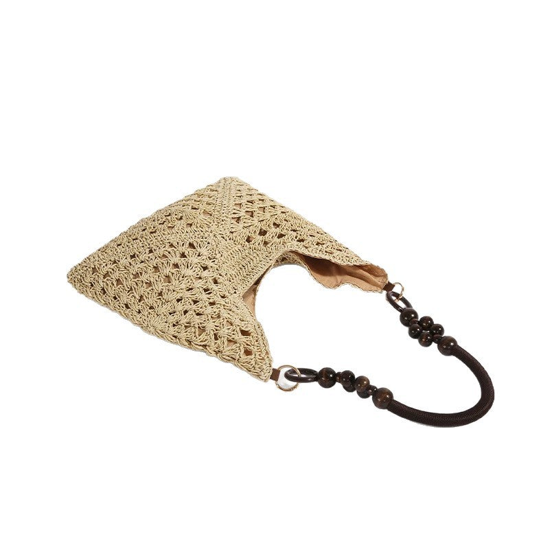 Straw Woven Single Shoulder Tote Bag