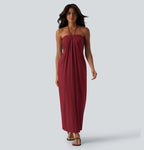 Halter Neck Backless Summer Dress