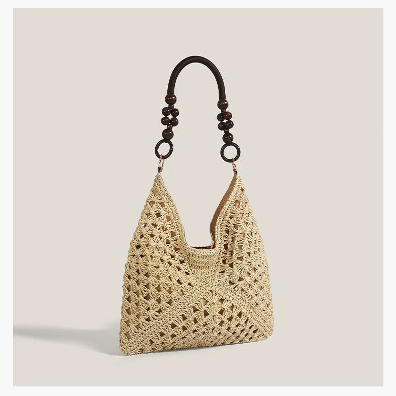 Straw Woven Single Shoulder Tote Bag