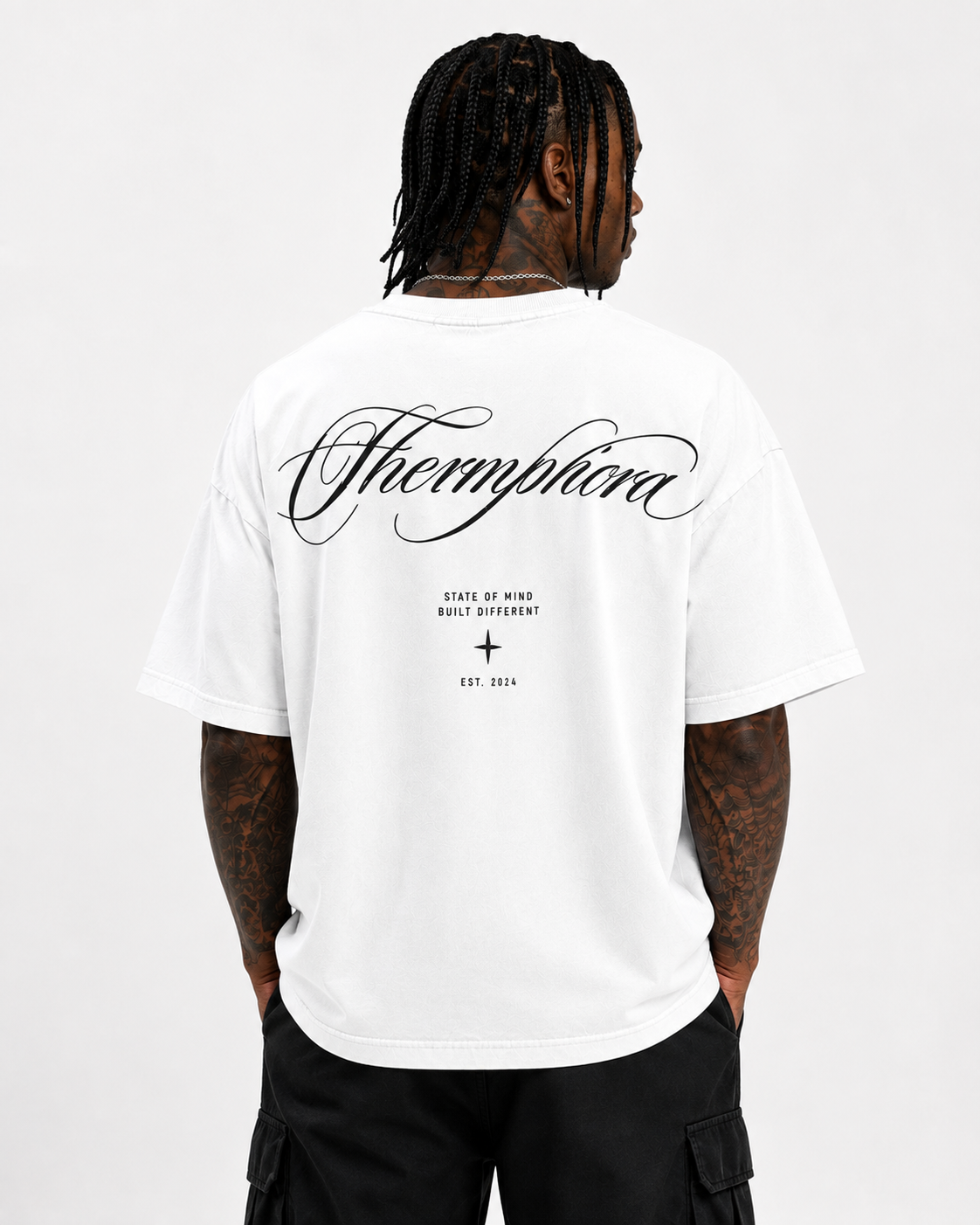THERMPHORA Signature Oversized Tee – White