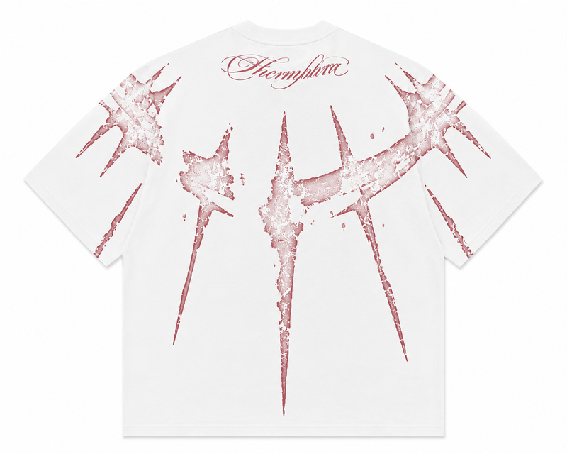 THERMPHORA — Distressed Star Oversized T-Shirt