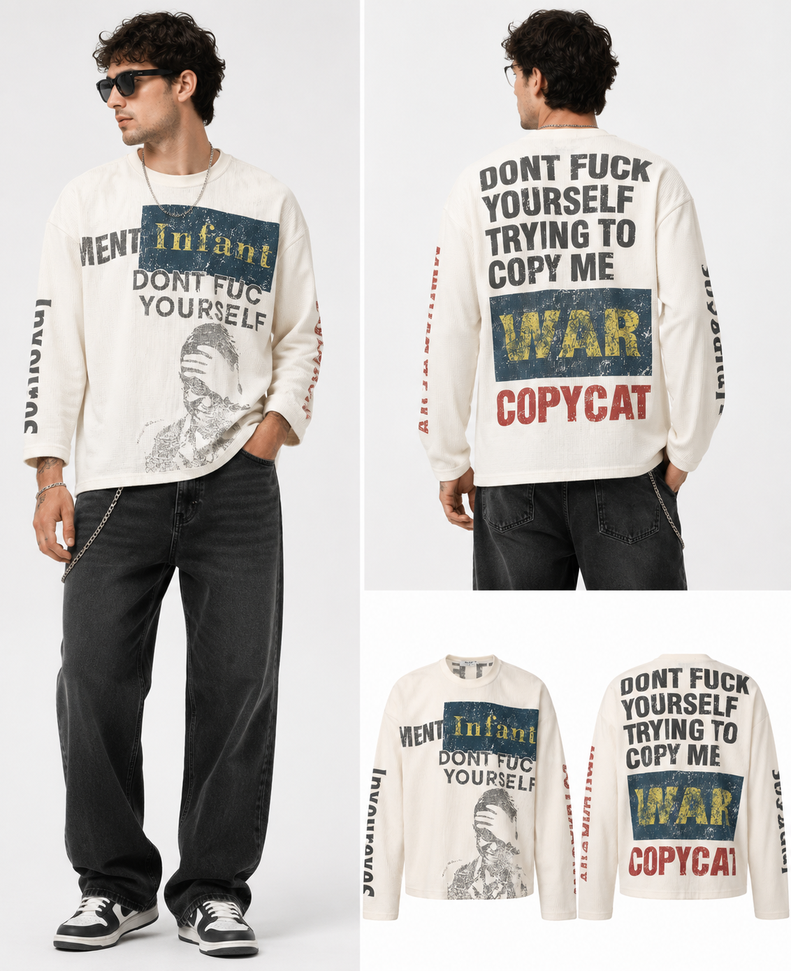 Camiseta Oversize Graphic Streetwear