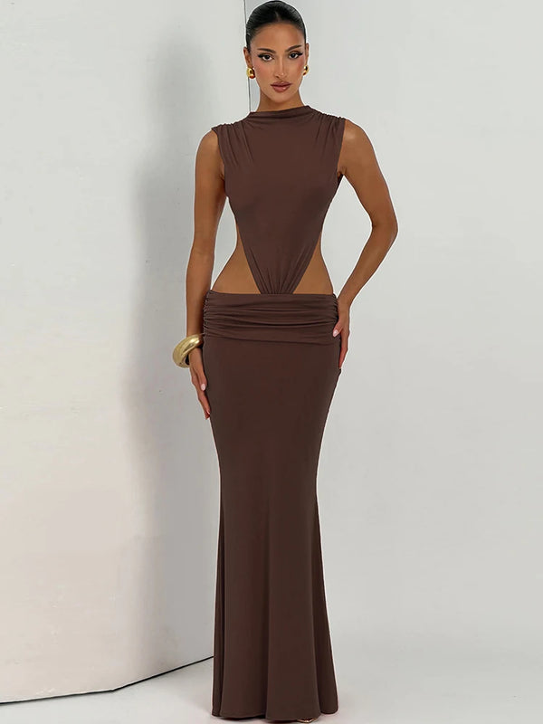 Vestido Elegante Sin Espalda