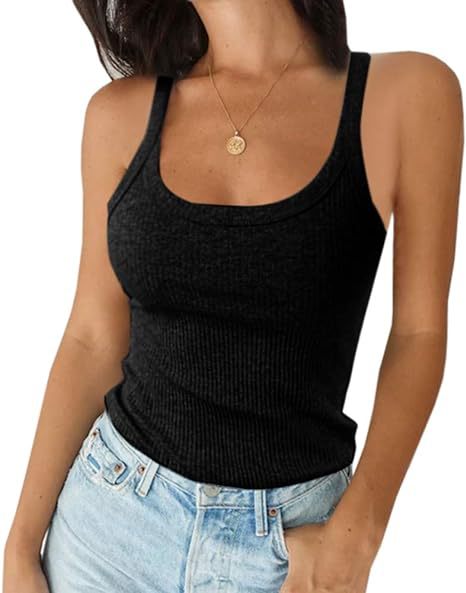 Women wear halter tops outside in summer
