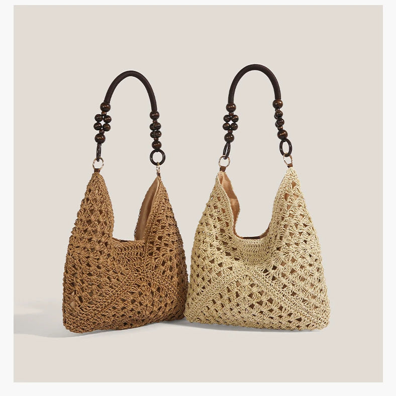 Straw Woven Single Shoulder Tote Bag