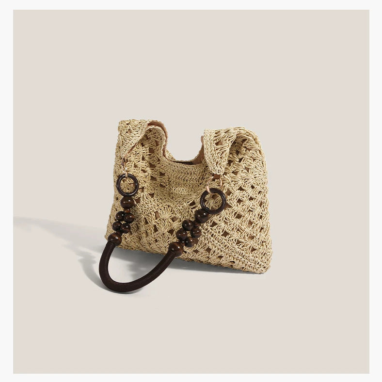 Straw Woven Single Shoulder Tote Bag