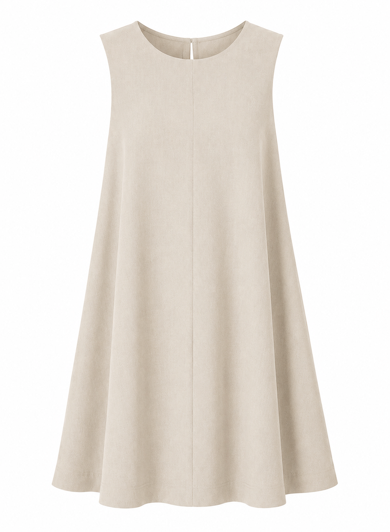 Vestido Corto Espalda Descubierta