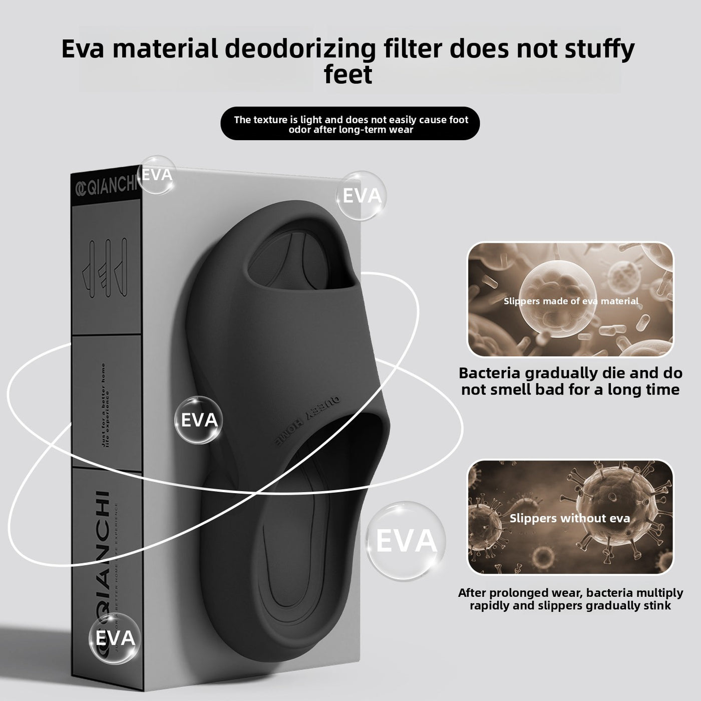 Thick Sole Non-Slip Antibacterial Slippers