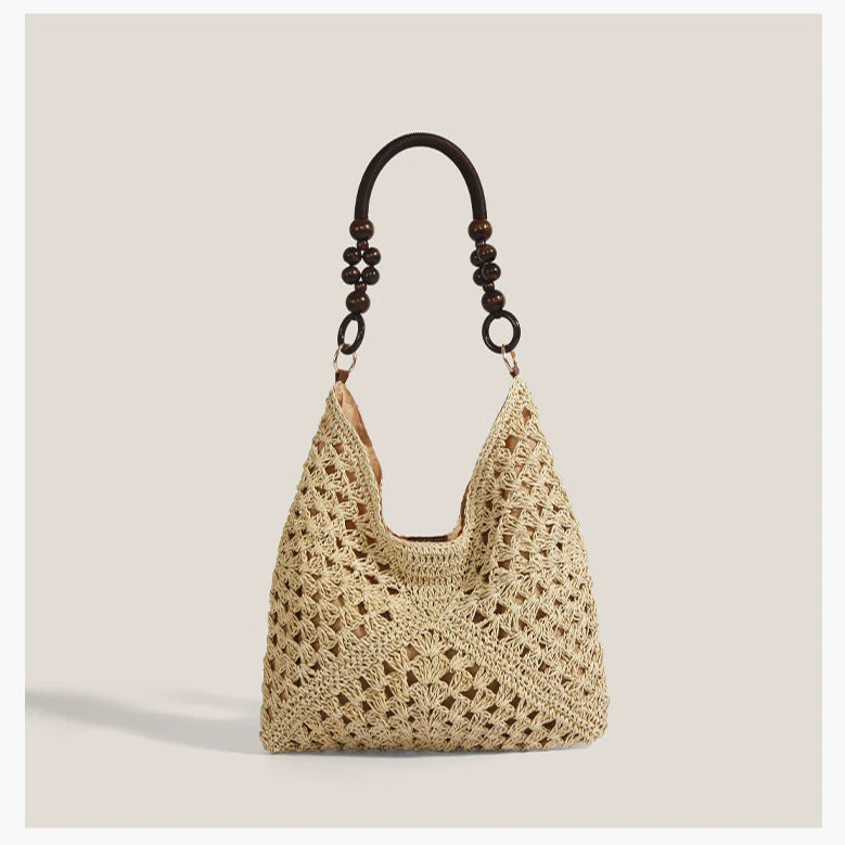 Straw Woven Single Shoulder Tote Bag